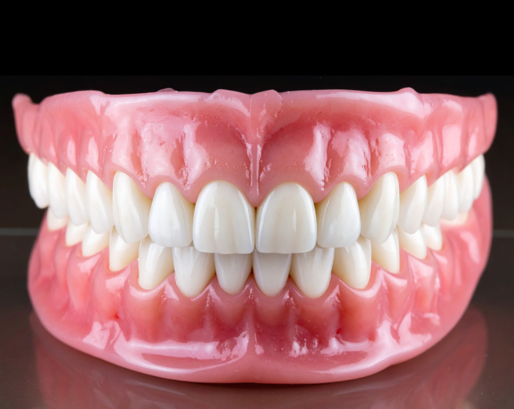Upper and Lower Teeth Dentures